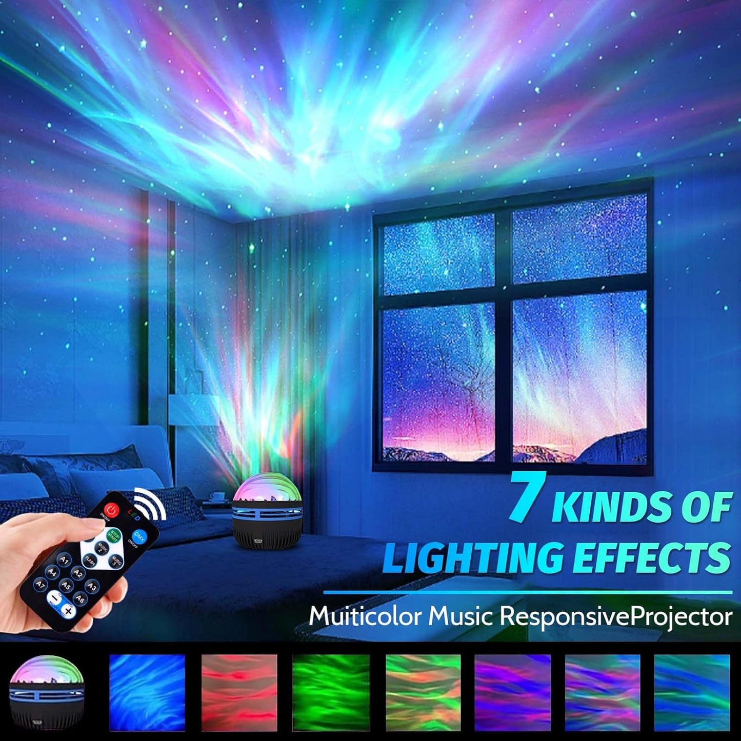 3 Northern Lights Projectors