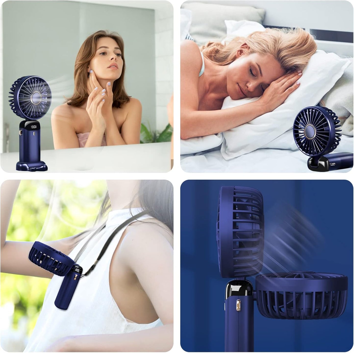 3 Hand Held Portable Fans