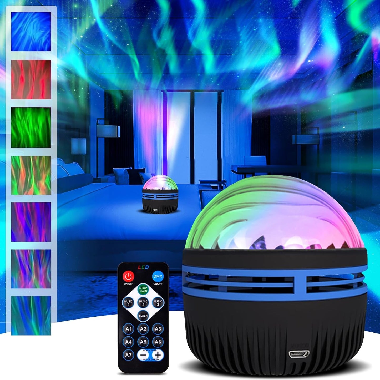 3 Northern Lights Projectors