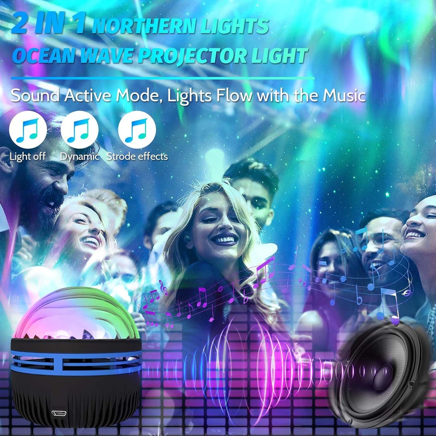 3 Northern Lights Projectors